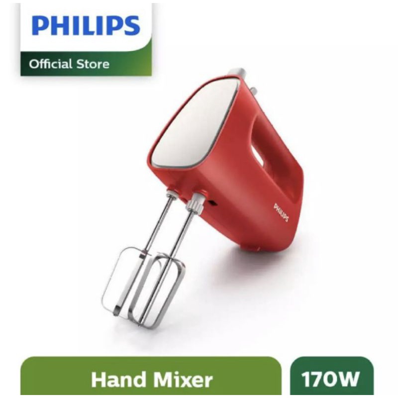 Philips Hand Mixer HR 1552 HR1552 170W Mixer Kue Adonan Philips Mixer