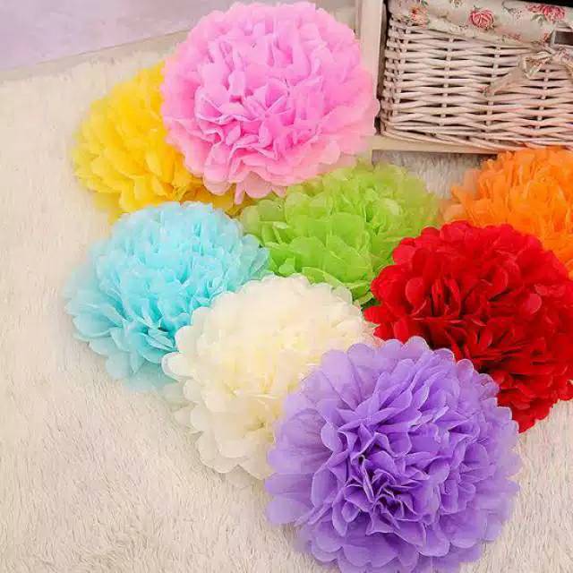 

Pompom kertas tissue 20 cm/pompom paper