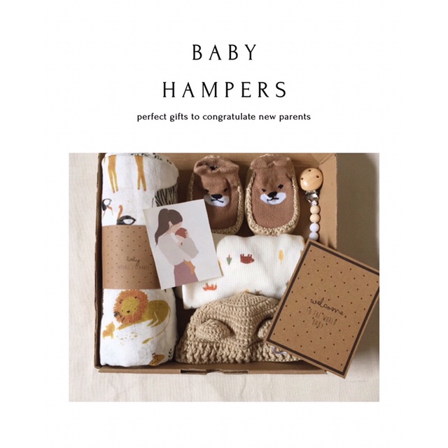 

HAMPERS BABY GIFT SET - kado bayi newborn hampers bayi estetik hampers baby boy baby girl