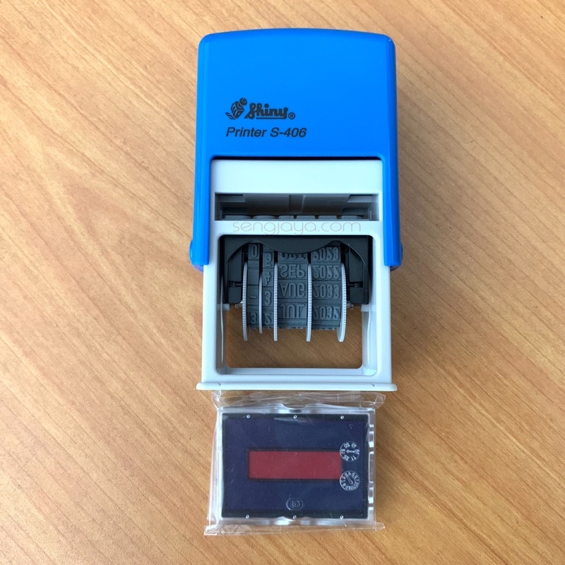 

Self-Inking Stamp POSTED with Dater Shiny S-406