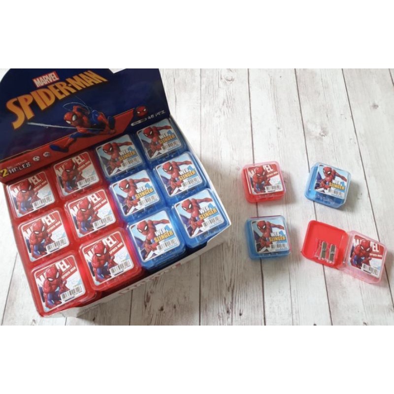 serutan bts/rautan bts/serutan bt-21/sharpener bt-21/orotan-Kotak 2lubang SPIDER