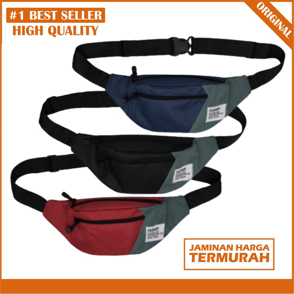 sling bag pria / tas selempang pria original / tas sling bag Soulgate / Waistbag - rajatas.bdg