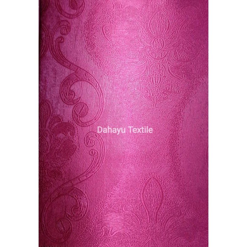 Bahan Kain Gorden Blackout Micheal Pintu dan Jendela Kamar Tidur Minimalis Polos Premium - Maroon