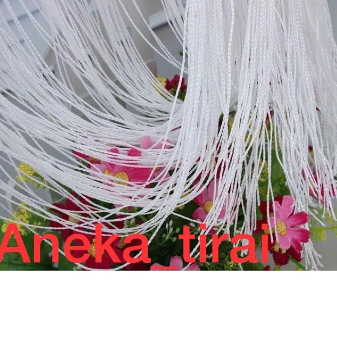 ➽ Tirai benang gliter 2x1m/ tirai benang putih hitam gold silver/tirai dekorasi/ tirai pintu/tirai ➧