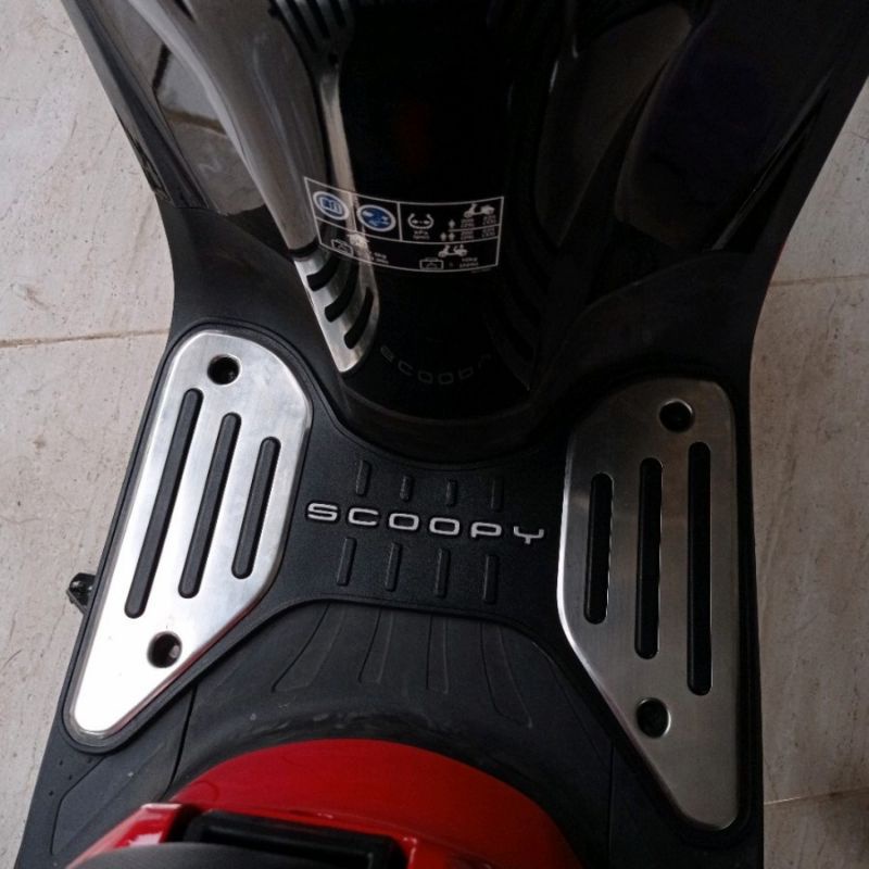 Karpet Pijakan kaki New Honda Scoopy 2021 Original Honda