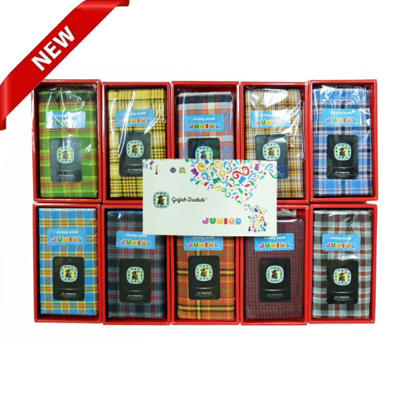 Sarung Gajah Duduk Junior || Sarung Anak || Gajah Duduk