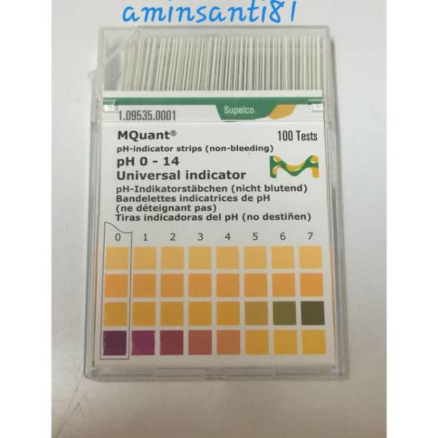 MQuant PH 0 - 14 Universal Indicator  / pH-indicator  isi 100