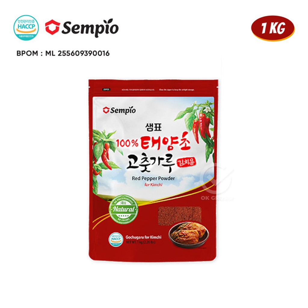 

Sempio Red Pepper Powder / Bubuk Cabe Kimchi /Gochugaru (1 kg)