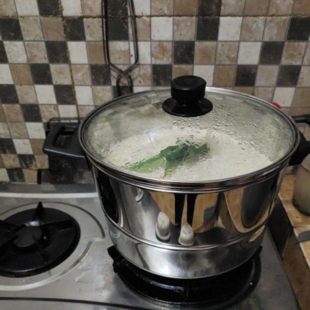 Panci Kukus Tutup Kaca /dandang Tutup Kaca Free Entong Klik Di Link Uk 20, 22, 24, 26