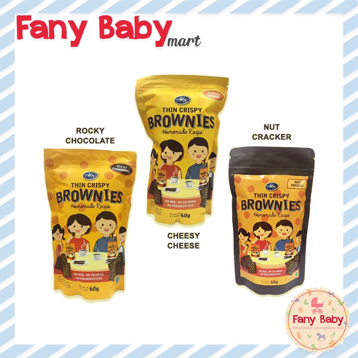 

BROWNIES THIN CRISPY ABE FOOD / 60G