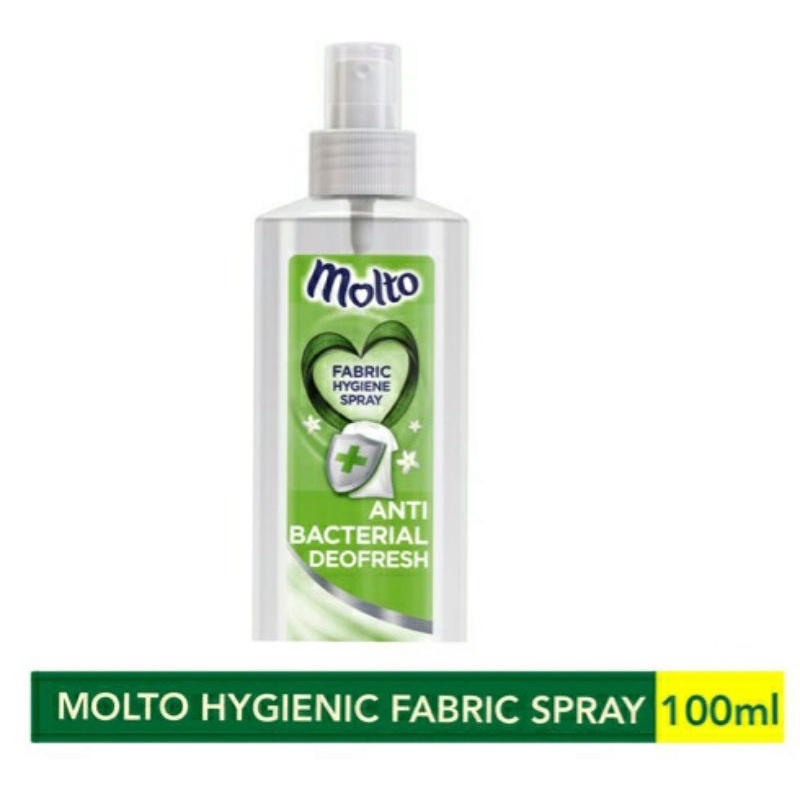 molto fabric hygiene spray 100ml anti bacterial disinfektan pakaian dan lainnya