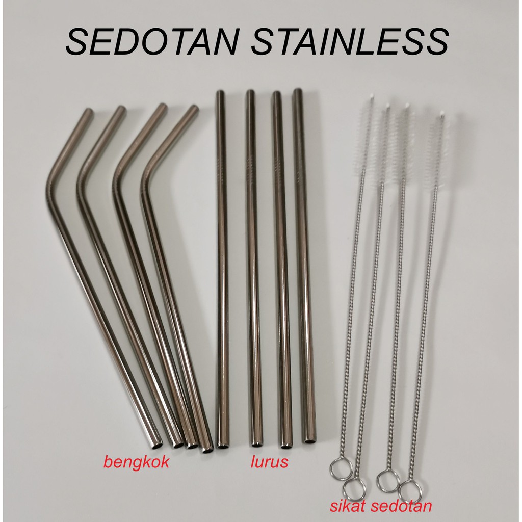 SEDOTAN STAINLESS STEEL STRAW