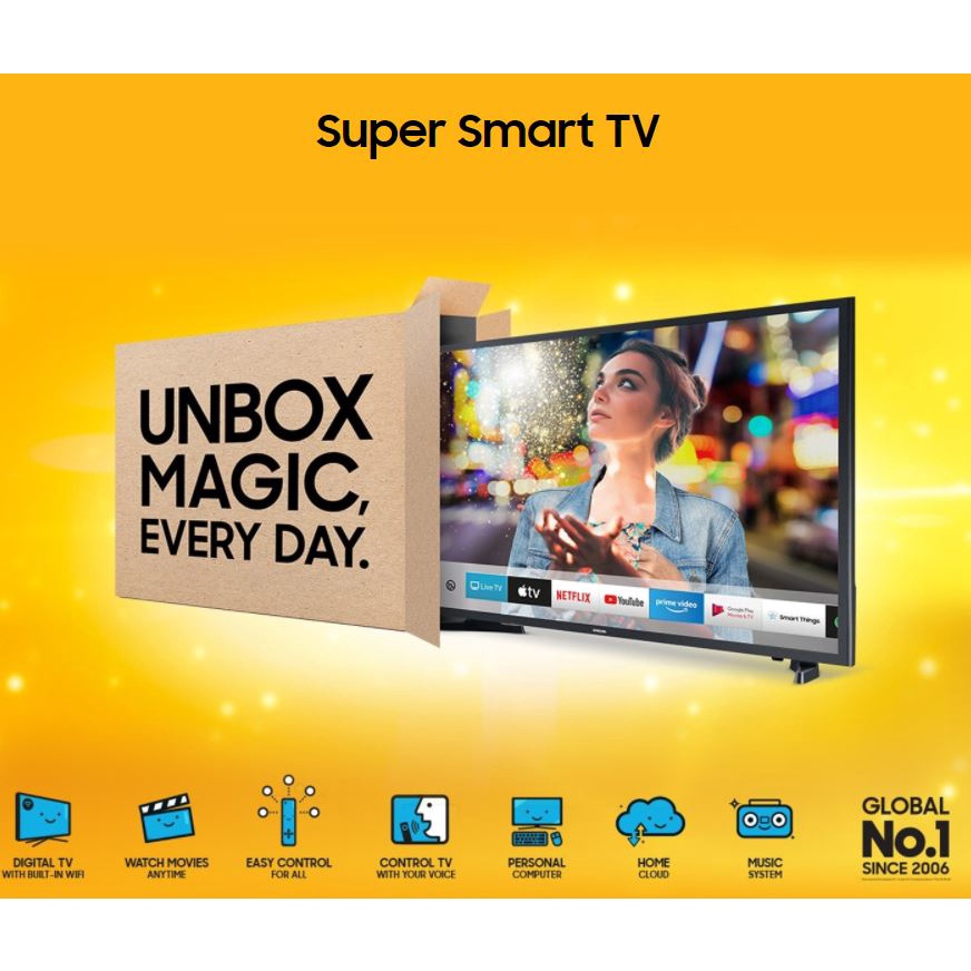 SAMSUNG LED SMART TV FULL HD 43&quot; UA43T6500 - TIZEN OS