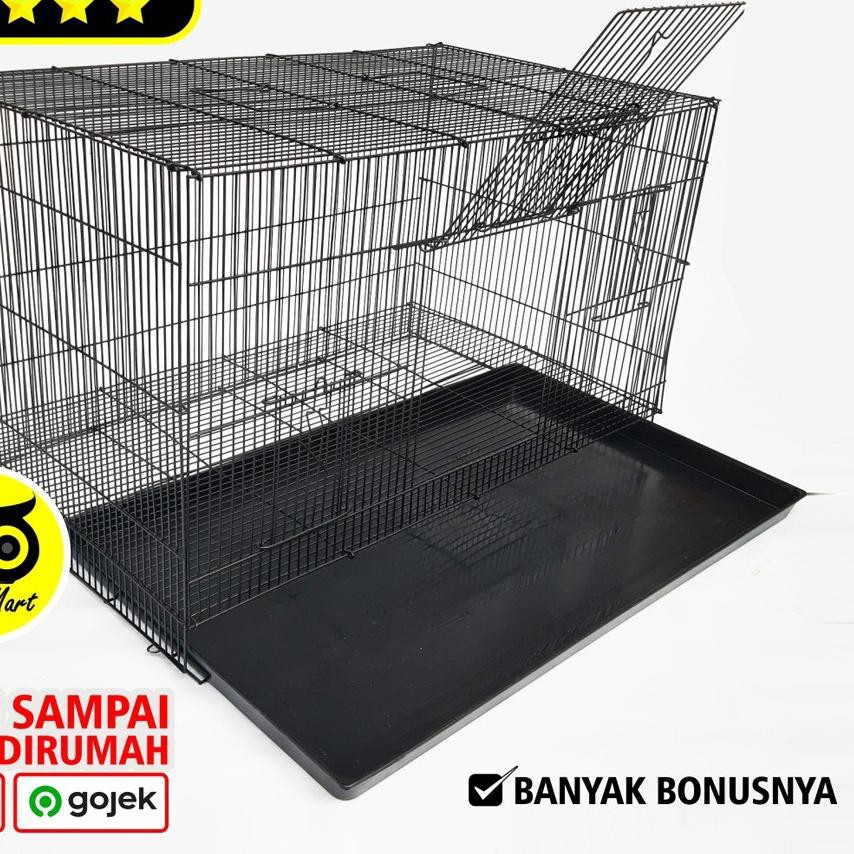 ♛ KANDANG HEWAN SANGKAR UMBARAN KANDANG BURUNG TERNAK LOVEBIRD KENARI PARKIT FINCH SIZE L LARGE KDLA