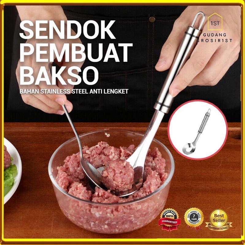 Cetakan Bakso / Sendok Bakso Stainless