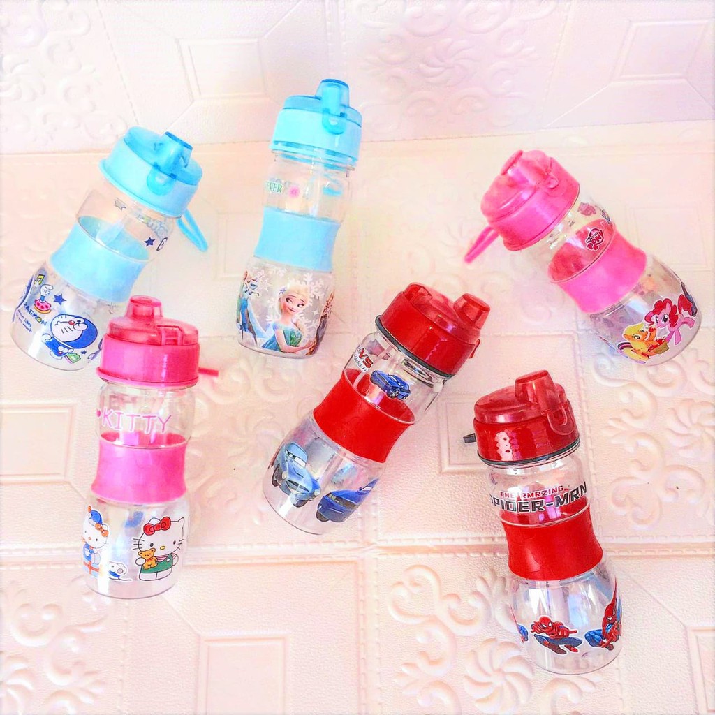 BOTOL MINUM ANAK SEDOTAN KARAKTER BPA FREE 400 ML