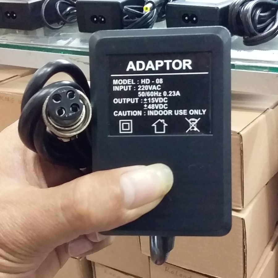 Adaptor Power Mixer Ashley 4 pin Kualitas Bagus