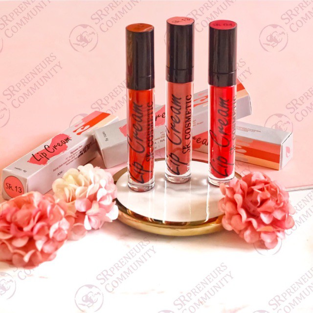 LIP CREAM BEBAS PARABEN SR12..!! LIPCREAM MOIST LEMBUT &amp; NYAMAN DI BIBIR BERSTANDAR BPOM