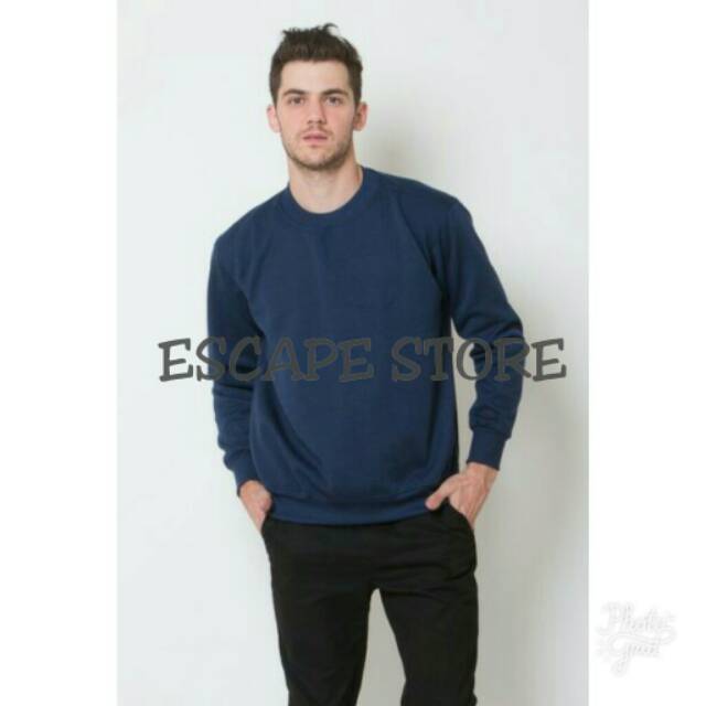 Sweater Polos Basic Cotton Fleece