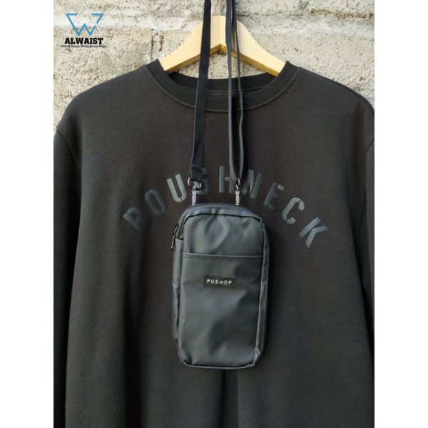 Hanging Wallet Kartu Hp Sako Waterproof Anti Air - Tas Kalung Hp dan Kartu Waterproof Anti Air Kuali