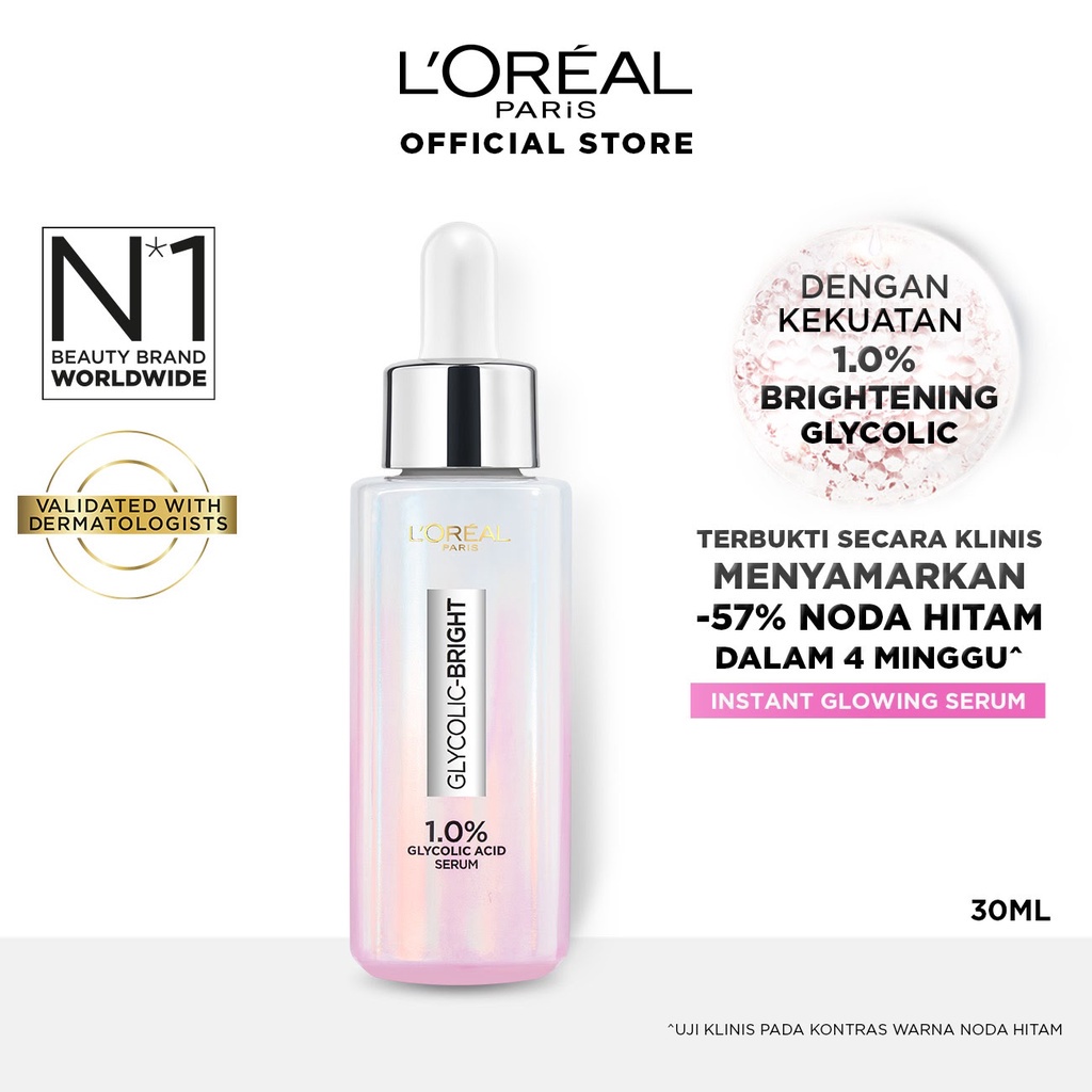 Loreal MU Glycolic Bright Instant Glowing Face Serum