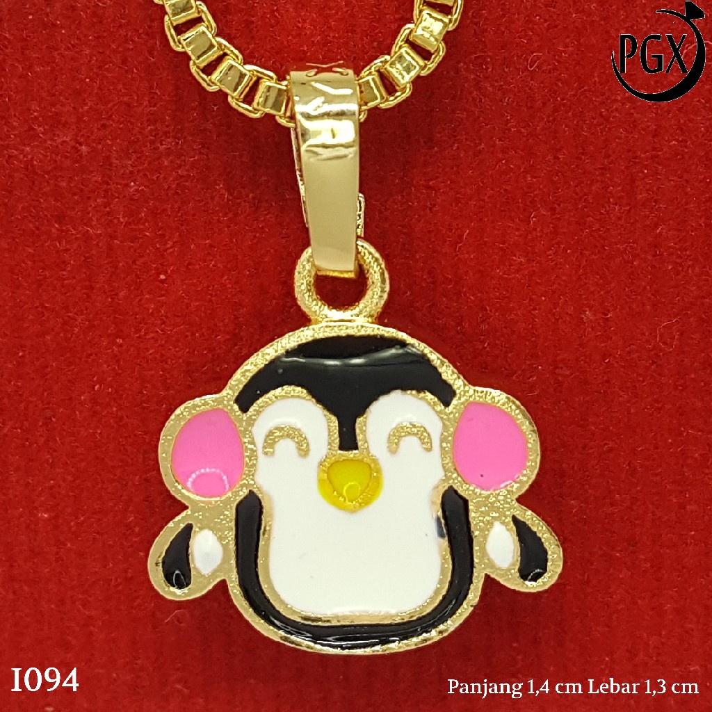 PGX Liontin Kalung Xuping Wanita Aksesoris Fashion Perhiasan Lapis Emas  - I094