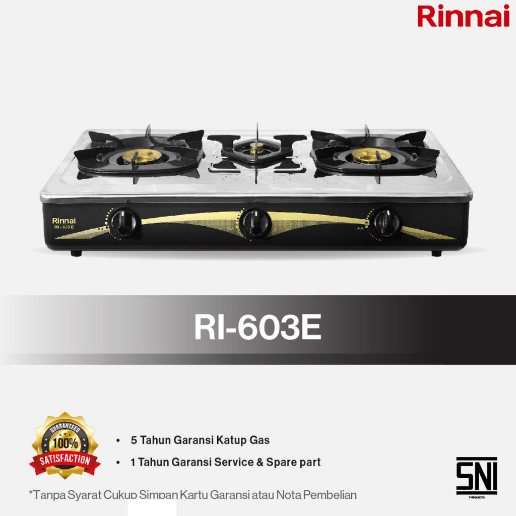 RINNAI: KOMPOR 3 TUNGKU RI-603 E