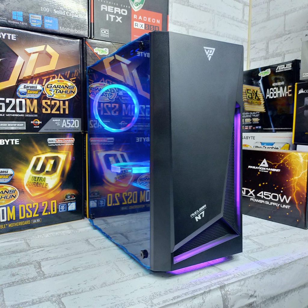 PC Gaming Editing core i7 vga 4 gb ram 16gb