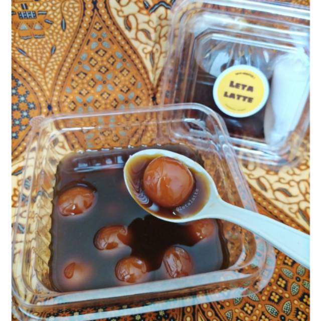 Kolak biji salak ubi merah cup / menu takjil / biji salak kuah gula dan santan