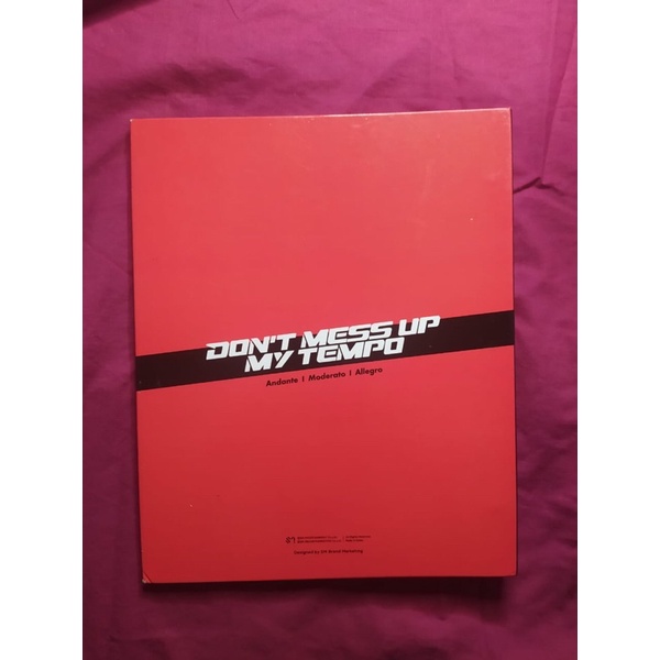 READY INA OFFICIAL PHOTOCARD BINDER EXO DONT MESS UP MY TEMPO