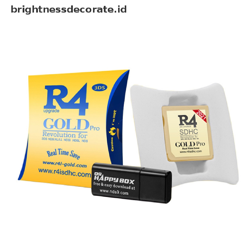 2021 R4 Gold Pro Sdhc Untuk Cartridge Ds / 3ds / 2ds / Revolution