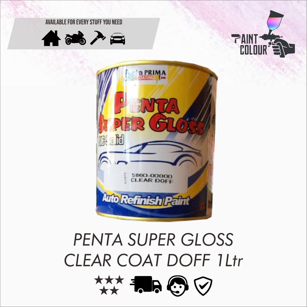 Clear Coat Penta Super Gloss Doff 5860 1 liter /Pernis/Clearcoat/Coat