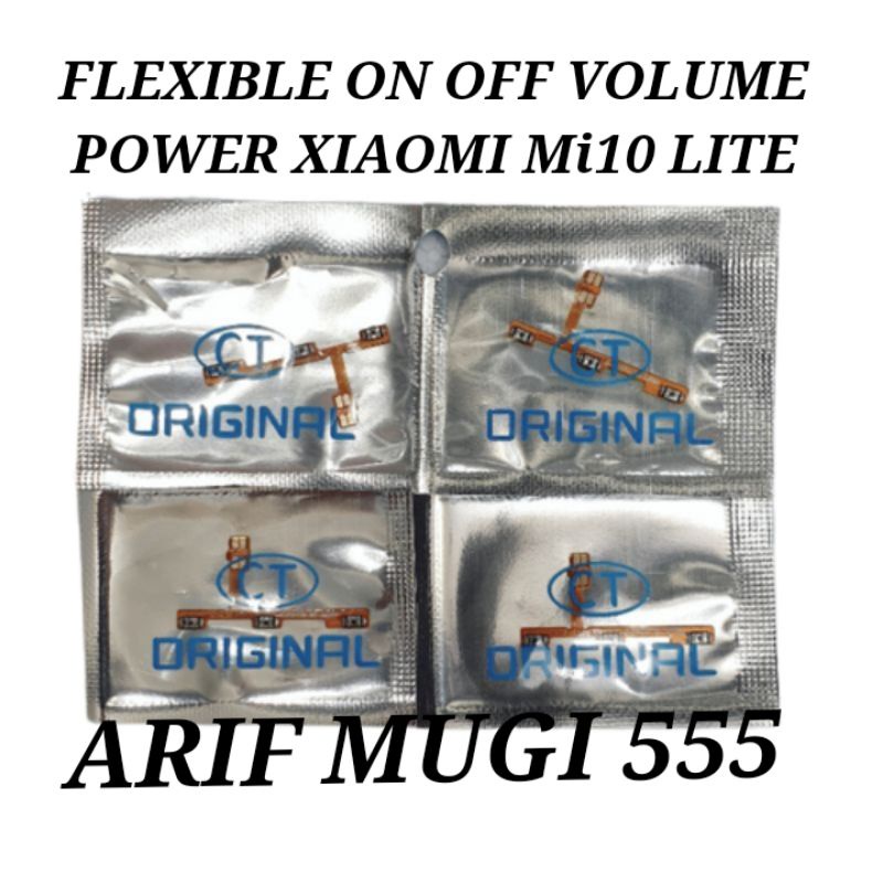 Flexible Flexible on off Volume Power Xiaomi Mi 10 Lite Original