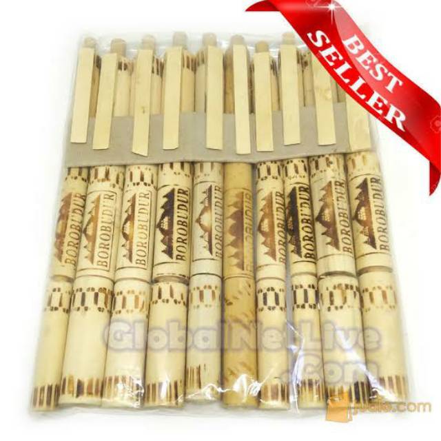 

Souvnir pulpen bambu isi 10pcs