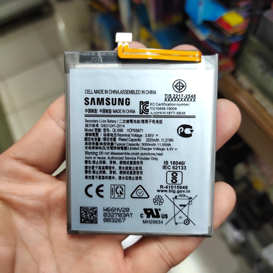 SAMSUNG A10S / A20S / SCUD-WT-N6 , SAMSUNG A22 5G / SCUD-WT-W1 , SAMSUNG A02S / A03 / A03S / HQ-50S / HQ-50SD , A01 / A01 CORE / QL1695 baterai battrey batre battle mantul