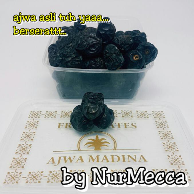 

Kurma Ajwa 500 Gram. ASLI Kurma Nabi GROSIR Oleh oleh Haji