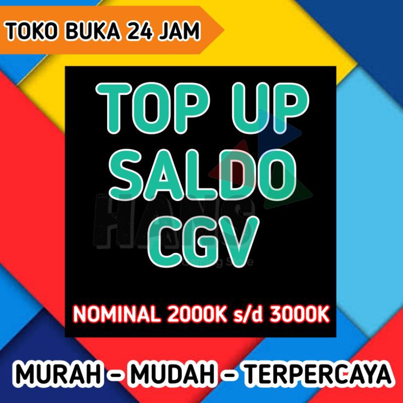 Top Up Saldo Cgv Shopee Indonesia