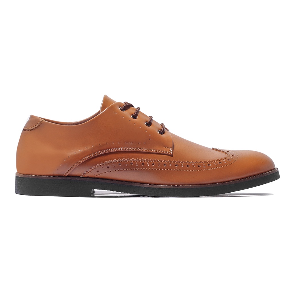 LEGACY BROWN |ManNeedMe x Lvnatica| Sepatu Pantofel Pria Formal / Kantor Derby Shoes ORIGNAL