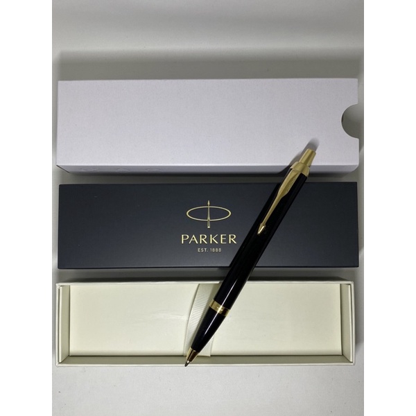 

Parker IM New Black Original BP GT ( Klip Gold )