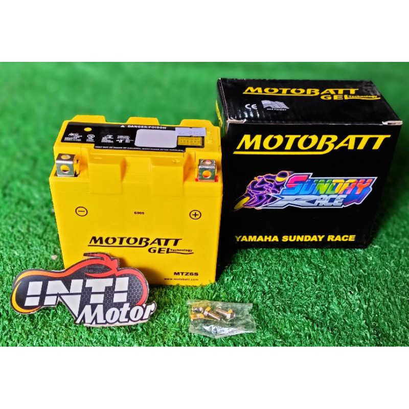 Aki Motobatt MTZ6S Satria Fu Accu Motor MOTOBATT VARIO 125 FI Injeksi Sat Satfu ytz6v acu