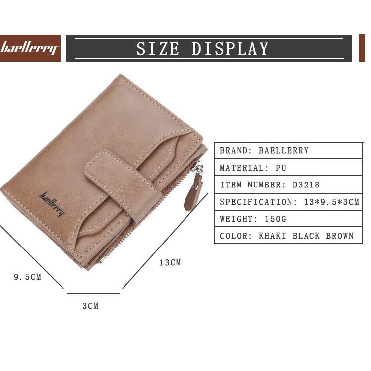 Blk31au22d ‣ Dompet Lipat BAELLERRY Original D3218