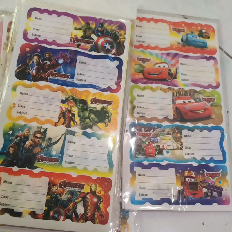 

stiker nama buat tempelan