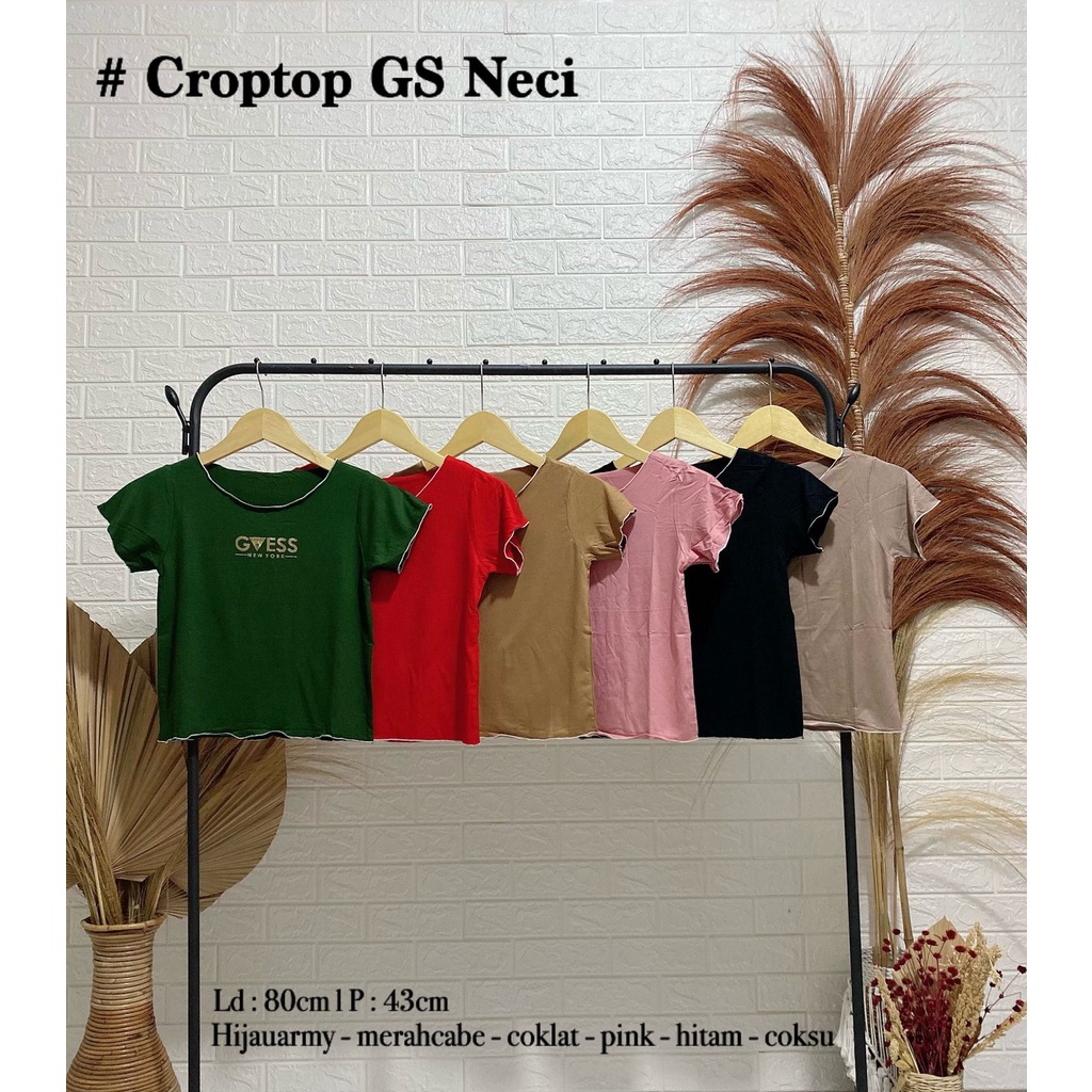 KAOS CROP NECI GS VIMEL COLLECTION