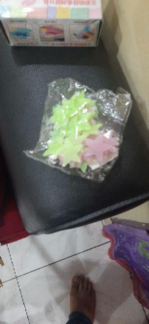 Sticker Dinding Sticker Bintang 50pc