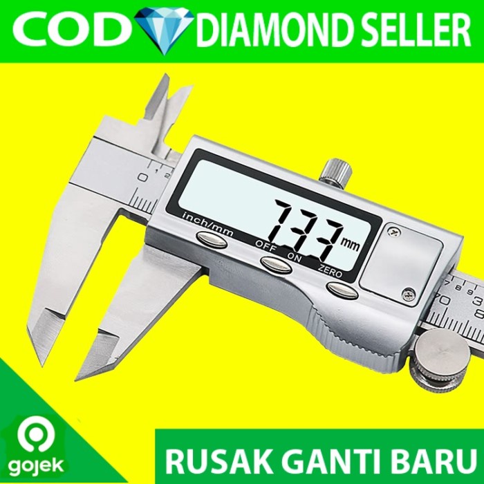 

Jangka Sorong Digital Lcd Vernier Caliper Micrometer 15Cm - Sh20