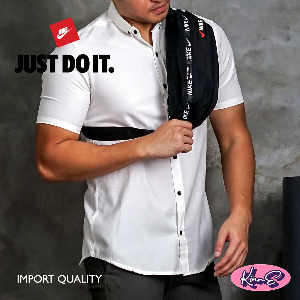 READY Waistbag NIKE_Black Waterproof Import Hight Quality Tas Pinggang Pria