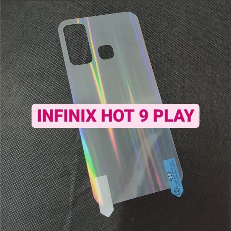 Skin Aurora INFINIX HOT 9 PLAY / Back Screen INFINIX HOT 9 PLAY / Anti Gores Belakang Handphone INFI