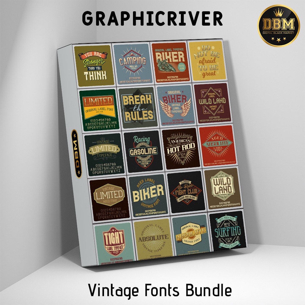 Vintage Fonts Bundle