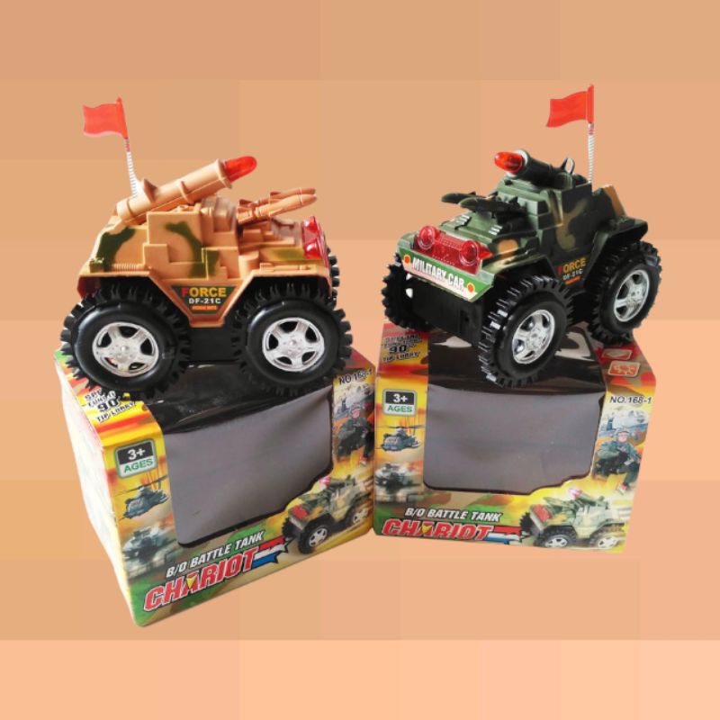 Mainan Anak Mobil Tumbling Jeep Jungkir Balik Tank Mainan Anak Tipping Car Tank
