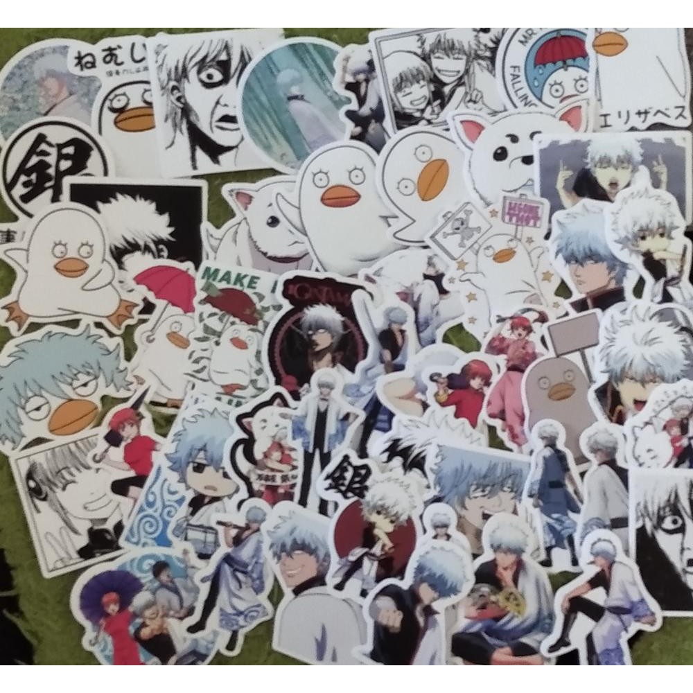 Murah Dan Keren - Stiker Anime Gintama Gintoki